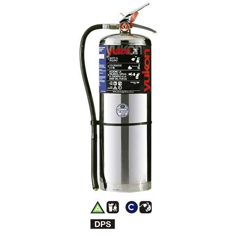 EXTINTOR MANUAL A BASE DE AGUA PULVERIZADA BAJO PRESIÓN
